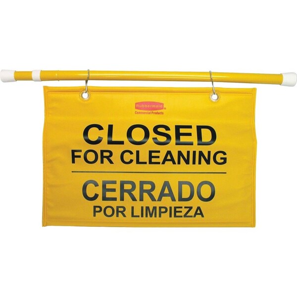 Closed for Cleaning, 50" W x 13" H
